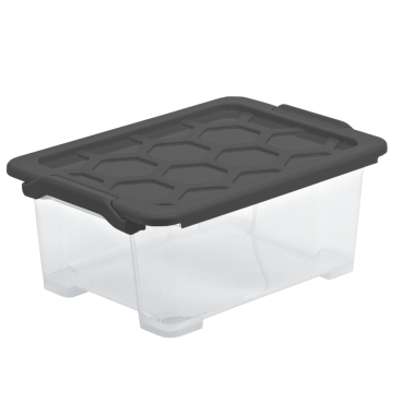 Rotho EVO SAFE Box mit Deckel, anthrazit Fassungsvermögen: 11 Liter - Bild-Darstellung des Produktes 1