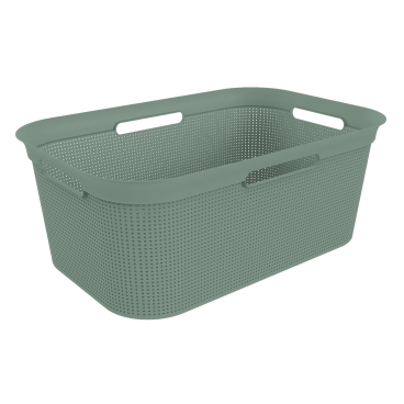 Rotho BRISEN Wäschekorb, 41 Liter Farbe: Mistletoe green - Bild-Darstellung des Produktes 1