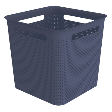 Rotho BRISEN Box, 18 Liter Farbe: iris dunkelblau ged. - Bild-Darstellung des Produktes 1