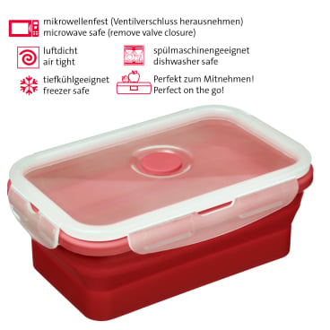 WESTMARK Frischhaltedose, faltbar, spülmaschinengeeignet – 1 Dose