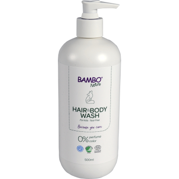 Bambo® Nature Shampoo- und Duschgel, schaumreduziert 500 ml - Flasche - Bild-Darstellung des Produktes 1