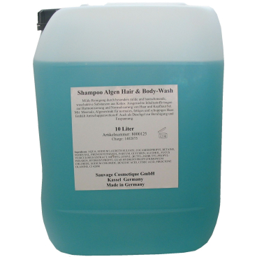 Sauvage Nachfüllkanister für Magic Bottle System Hair & Body Shampoo mit Alge-Meeresmineralien - Bild-Darstellung des Produktes 1