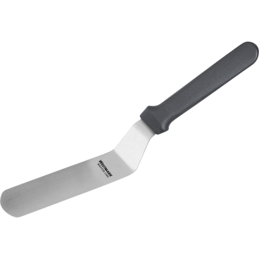 De Buyer 4231.08 Mini Spachtel / Streichpalette | Gewinkelt & Spitz | 10,5 Cm Klinge Aus Edelstahl | Mit Rutschfestem Griff