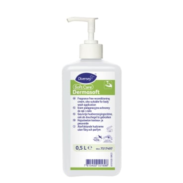 Soft Care Dermasoft Hautpflegecreme, unparfümiert 500 ml - Pumpflasche - Bild-Darstellung des Produktes 1
