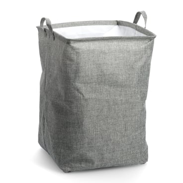 Zeller Wäschesammler grau aus hochwertigem Polyester Maße (L x B x H): 35 x 35 x 53 cm kaufen