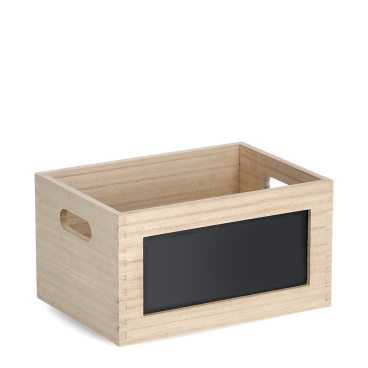 Zeller Allzweckkiste mit Tafel, Paulowinaholz Maße (L x B x H): 200 x 280 x 150 mm - Bild-Darstellung des Produktes 1