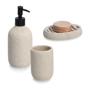 Zeller Seifenspender Natural, Polyresin, beige Maße (L x B x H): 80 x 80 x 198 mm kaufen