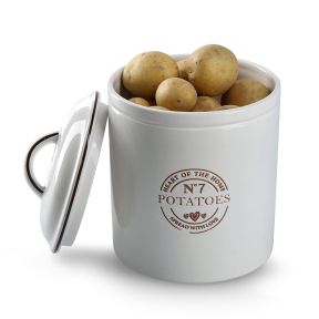 Zeller Vorratsdose Potatoes, 2900 ml, Keramik, weiß Maße (Ø x H): 175 x 245 mm kaufen