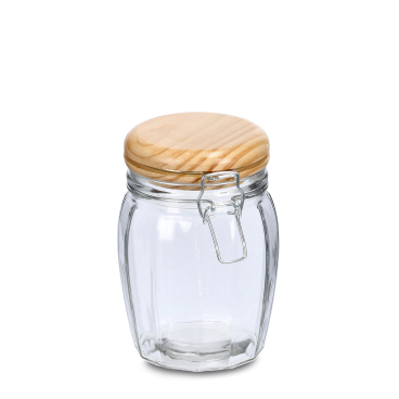Zeller Vorratsglas mit Bügelverschluss Maße (Ø x H): 110 x 160 mm, 840 ml - Bild-Darstellung des Produktes 1
