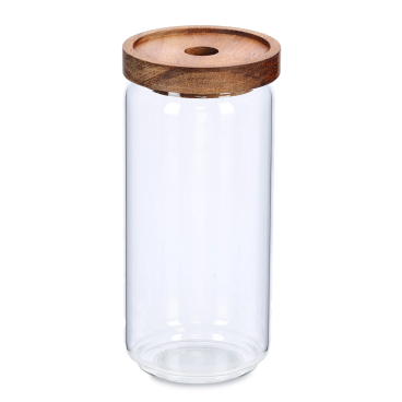 Zeller Vorratsglas mit Akaziendeckel Maße (Ø x H): 90 x 197 mm, 950 ml - Bild-Darstellung des Produktes 1