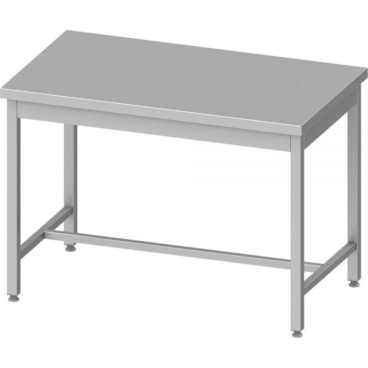 Stalgast Arbeitstisch ECO, T 700, Querstrebe, AISI201 Edelstahl Maße (B x T x H): 1800 x 700 x 850 mm - Bild-Darstellung des Produktes 1