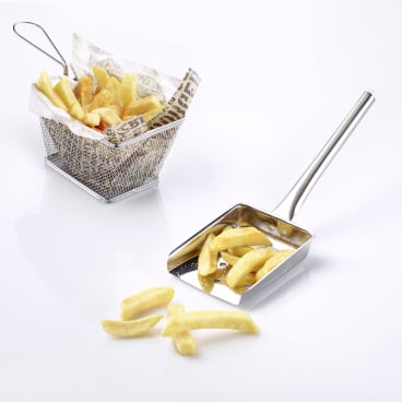 Wakects Popcorn-Portionierschaufel Aus Edelstahl – Mit Sieblöchern, Ergonomischer Griff, Für Kinos & Partys