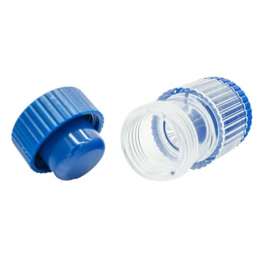 Dr. Junghans medical Tablettenmörser aus Kunststoff 1 Stück, transparent / blau - Bild-Darstellung des Produktes 1