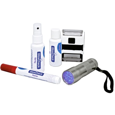 GlowCheck Test-Kit Reinigungs- und Desinfektionskontrolle 1 Set - 5-teilig - Bild-Darstellung des Produktes 1