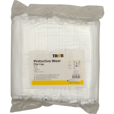 ABENA® Thor Klipphauben, PP, weiß 1 Packung = 100 Stück - Bild-Darstellung des Produktes 1