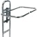 Halterahmen 1 x 120 Liter zum Aufstecken