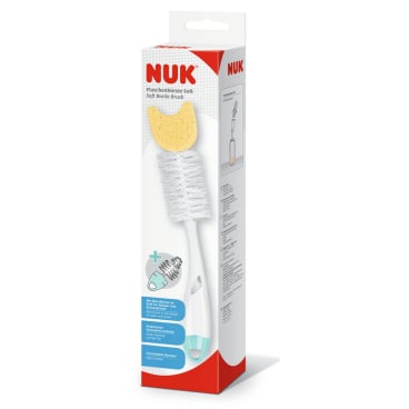 NUK Flaschenbürste soft, mit Schwamm 1 Bürste - Bild-Darstellung des Produktes 1