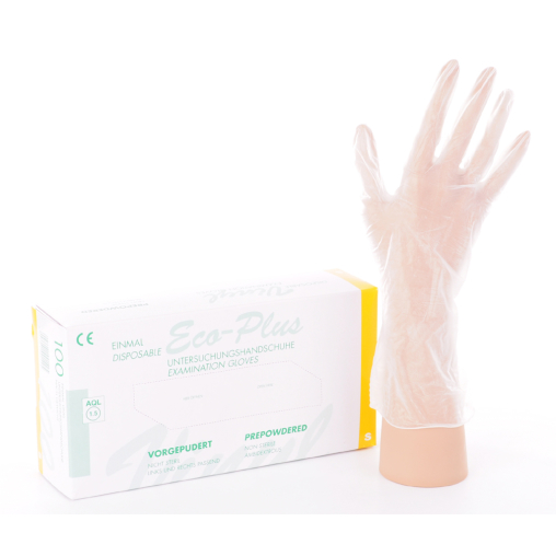 Eco-Plus Einmalhandschuhe, gepudert