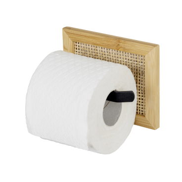 WENKO Toilettenpapierhalter Allegre, Bambus, 15 x 12 x 6,5 cm 1 Stück - Bild-Darstellung des Produktes 1