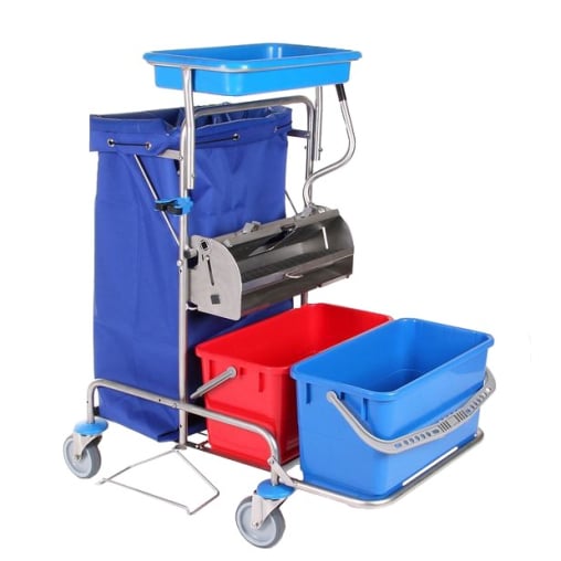 Floorstar Flachpressenwagen FPW 3 duo ES PATENT - Edelstahl