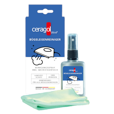 ceragol ultra® Nano Simplex Set Bügeleisenreiniger 50 ml - Flasche + 1 Microfasertuch - Bild-Darstellung des Produktes 1