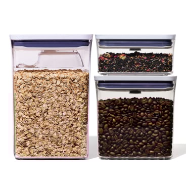 OXO POP-Vorratsdosen mit Portionierlöffel, 3 teilig 1 Set = 3 POP - Behälter - Bild-Darstellung des Produktes 1