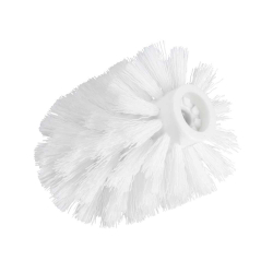 Wenko-Wenselaar GmbH & Co. KG WENKO Ersatzbürstenkopf, Ø 7,5 cm, Hygienischer Ersatz-Toilettenbürstenkopf aus Kunststoff, 1 Stück - Farbe: weiß 15802100