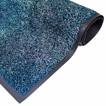 Baumwollmatte Bartex, Schmutzfangmatte mit Baumwolle, blau Maße (B x L): 75 x 85 cm - Bild-Darstellung des Produktes 1