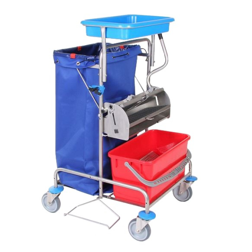 Floorstar Flachpressenwagen FPW 3 mono ES PATENT- Edelstahl