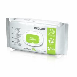 Ecolab Deutschland GmbH (Healthcare) ECOLAB Incidin OxyWipe NG XL Flächendesinfektionstücher, Extra große gebrauchsfertige Tücher kombiniert mit Phenoxyethanol , 1 Karton = 6 x 50 Tücher, Maße: 25 x 37 cm 3114190