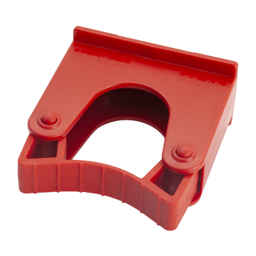 Haug Ersatz-Stielhalterung für Alu-Geräteleiste Farbe rot, Maße (B x H x T): 70 x 35 x 75 mm - Bild-Darstellung des Produktes 1