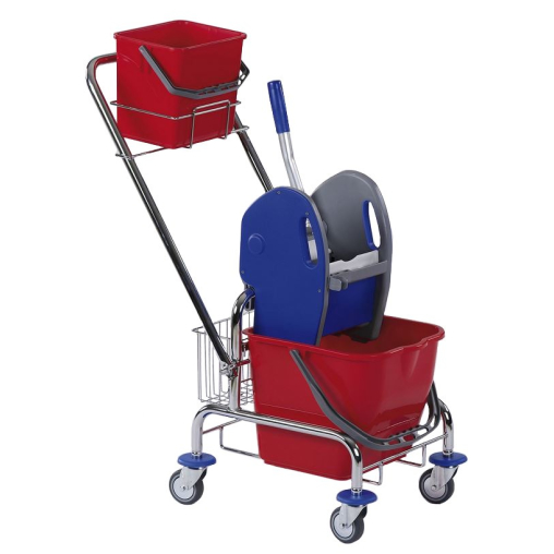 Floorstar Einfachfahrwagen 25 l ausgestattet SOLID, verchromt