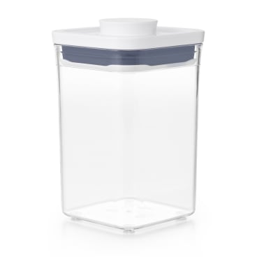 OXO POP Vorratsdose transparent, quadratisch 1 Stück - 1,0 Liter - Bild-Darstellung des Produktes 1