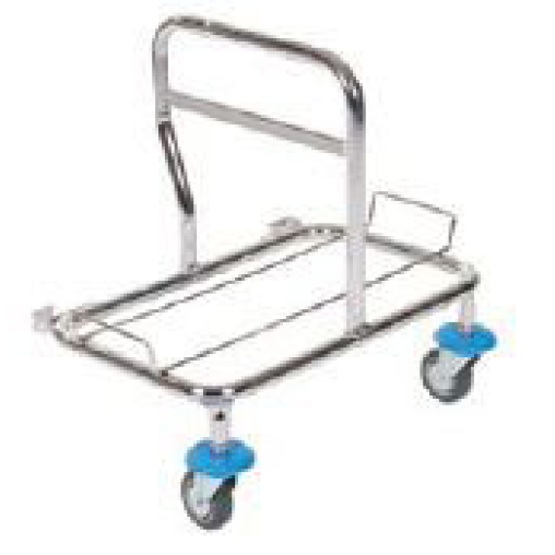 Floorstar Pressenaufsatz PA 1 mit Rad SOLID, verchromt