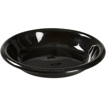 ABENA® Mehrweg Teller, schwarz, 550 ml – 1 Packung = 12 Stück
