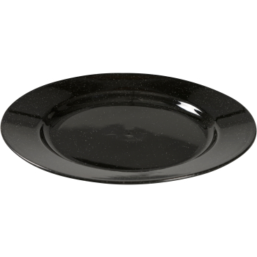 ABENA® Mehrweg Teller, schwarz, 23 cm 1 Karton = 4 Packungen à 12 Stück - Bild-Darstellung des Produktes 1