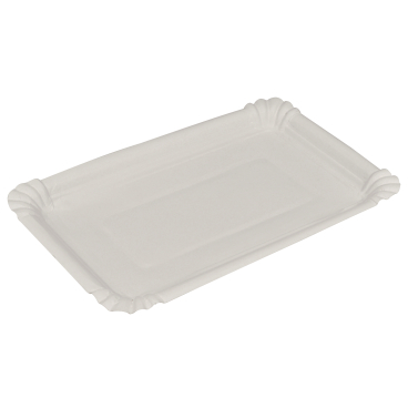 ABENA® Pappteller, Eckig, 13 x 20 cm 1 Karton = 6 Packungen à 250 Stück - Bild-Darstellung des Produktes 1