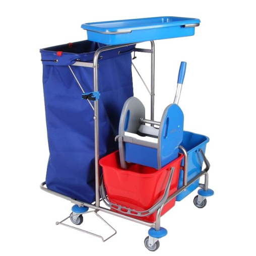 Floorstar Gerätewagen GW 2 ESTAWA - Edelstahl