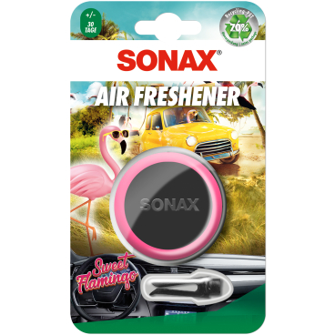 SONAX Air Freshener Lufterfrischer, erfrischend kühler Duft Sweet Flamingo - Bild-Darstellung des Produktes 1
