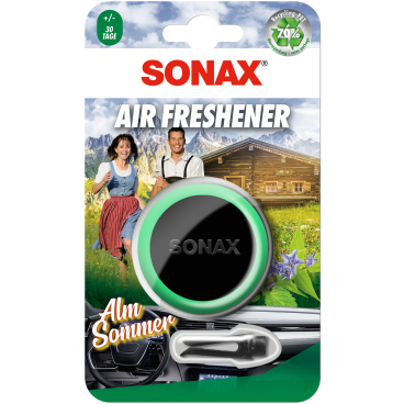 SONAX Air Freshener Lufterfrischer, erfrischend kühler Duft Almsommer - Bild-Darstellung des Produktes 1