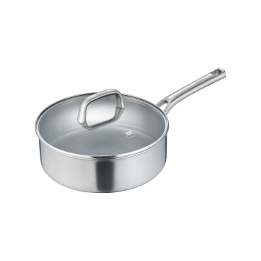 Berndes Schmorpfanne mit Deckel, 3-Schicht-Material, Stiel 1 Stück - Bild-Darstellung des Produktes 1