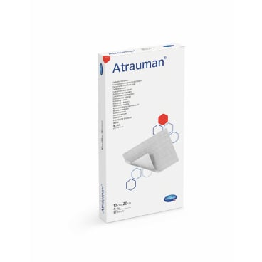 Atrauman® wirkstofffreie Salbenkompresse, steril 1 Packung = 30 Stück, einzeln verpackt, Maße: 10 x 20 cm - Bild-Darstellung des Produktes 1