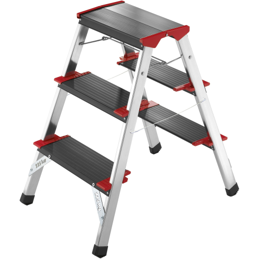 Hailo ChampionsLine L90 225 Alu-Doppelstufenleiter