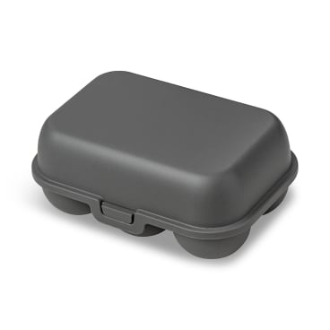Koziol Eierbox EGGS TO GO MINI, 6 Eier Farbe: dunkelgrau - Bild-Darstellung des Produktes 1