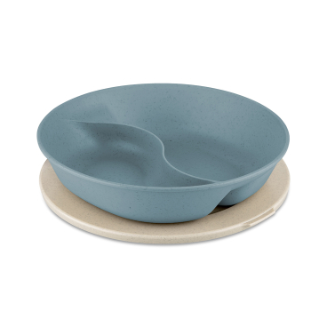 Koziol Menüteller CONNECT SEPAREE mit Deckel, 1,5 Liter Farbe: blau - Bild-Darstellung des Produktes 1