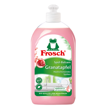 Frosch Granatapfel Spülmittel, hautfreundlich 1 Karton = 8 Flaschen à 500 ml - Bild-Darstellung des Produktes 1