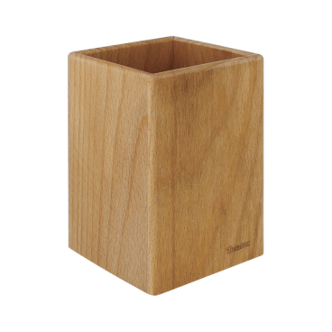 Metaltex Bestecksammler Buche, 100% FSC Maße (B x T x H): 9 x 9 x 13 cm - Bild-Darstellung des Produktes 1
