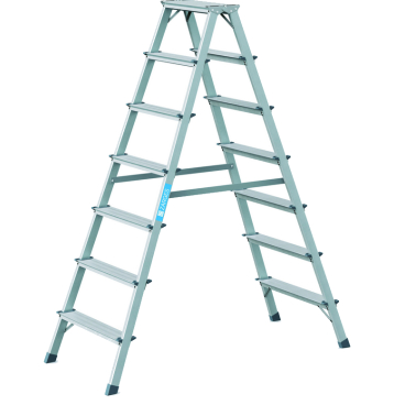 Zarges Scana B Stufen-Stehleiter 2 x 7 Stufen, senkrechte Höhe: 152 cm - Bild-Darstellung des Produktes 1