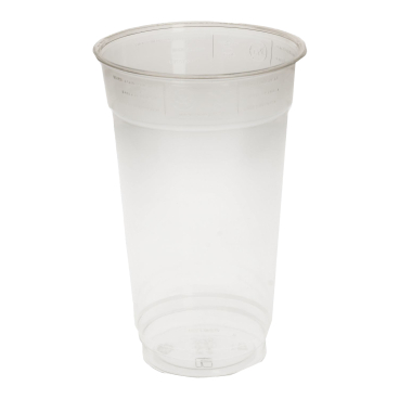 Verive Clear Cup Smoothie Becher, rPET, Ø 95 mm 1 Packung = 50 Stück, Fassungsvermögen: 500 ml - Bild-Darstellung des Produktes 1
