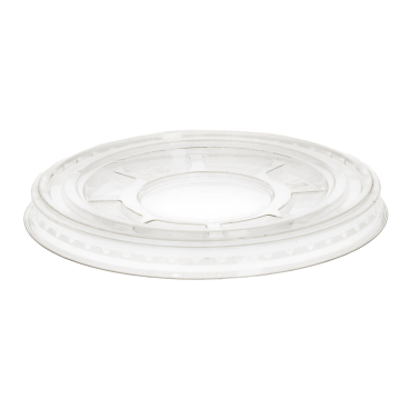 Verive Deckel für Plastikbecher ohne Kreuzschlitz, rPET, Ø 95 mm 1 Karton = 16 Packungen à 50 Stück - Bild-Darstellung des Produktes 1